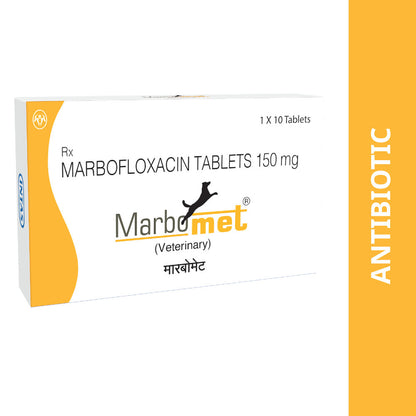 Intas Marbomet 150Mg Tablets For Dogs Cats Pack Of 10 Tablets