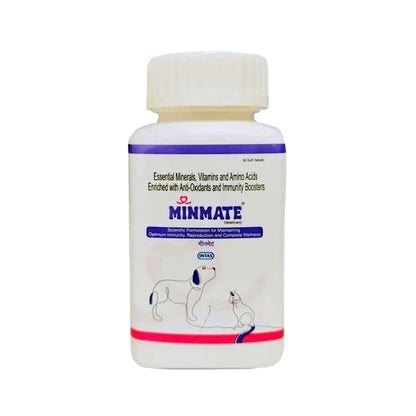 Intas Minmate Tablet Immunity Supplement For Dogs Cats