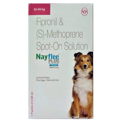 Intas Nayflee Plus Tick & Flea Spot On Dogs — side view