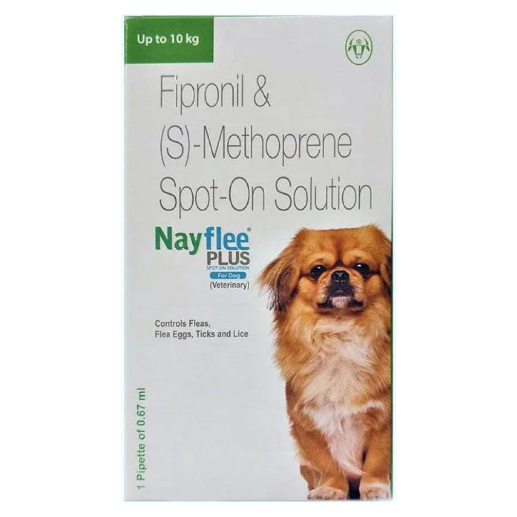 Intas Nayflee Plus Tick & Flea Spot On Dogs — back view