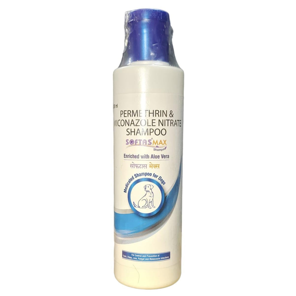 Intas Softas Max Tick & Flea Shampoo for Dogs — back view