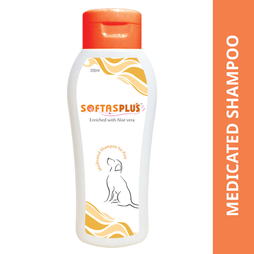 Intas Softas Plus Tick Flea Shampoo For Dogs