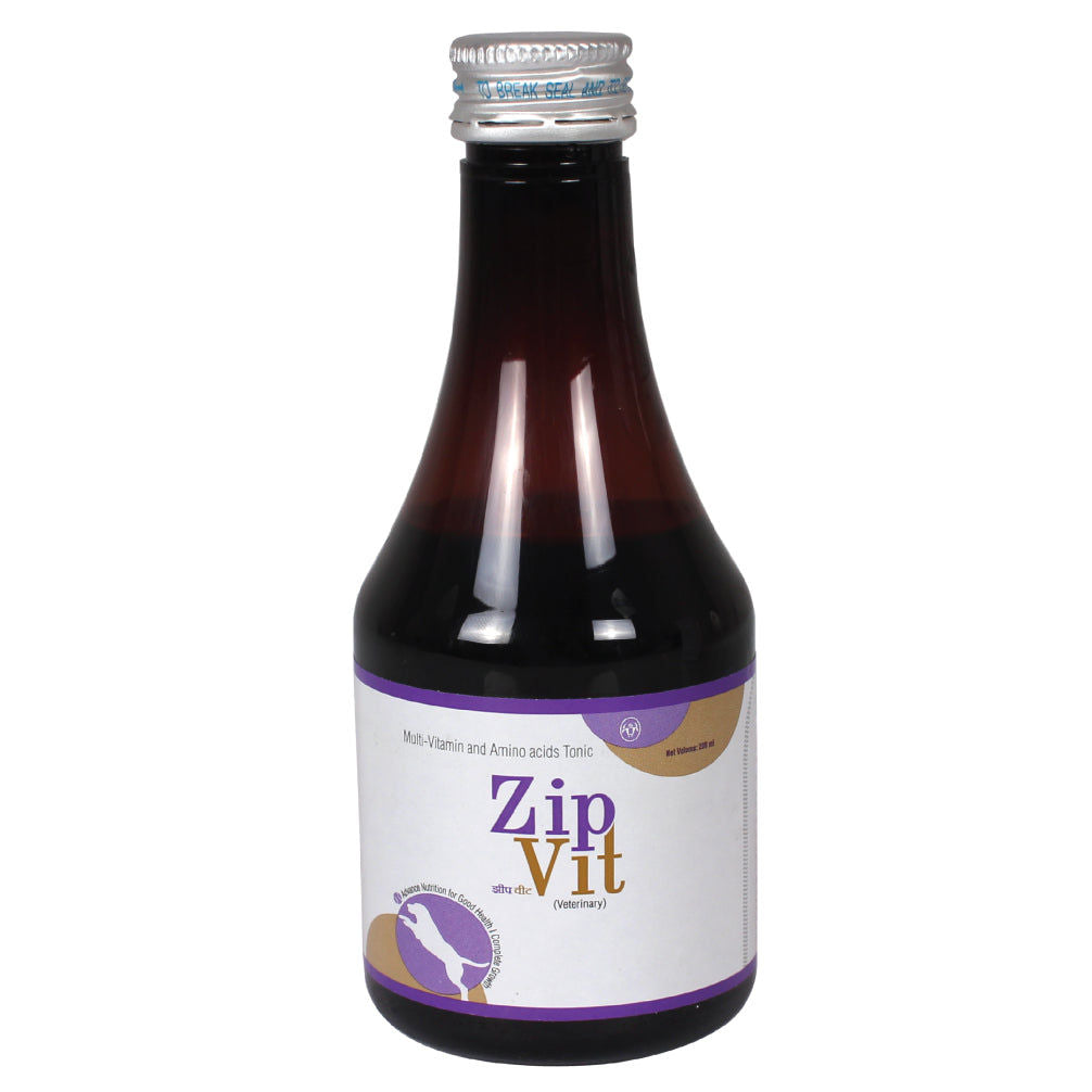 Intas Zipvit Multi Vitamin Supplement for Dogs and Cats — detail shot