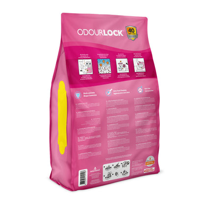 Intersand Scented Odour Lock Calming Baby Powder Cat Litter — in use