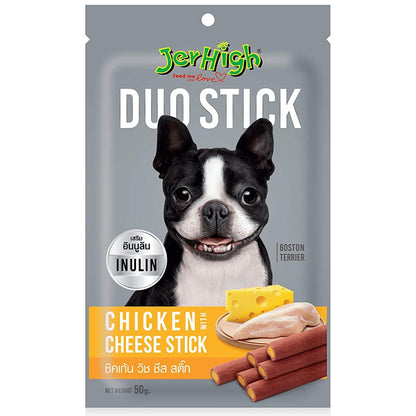 JerHigh Chicken And Cheese Duo Stick Dog Treat — image 6