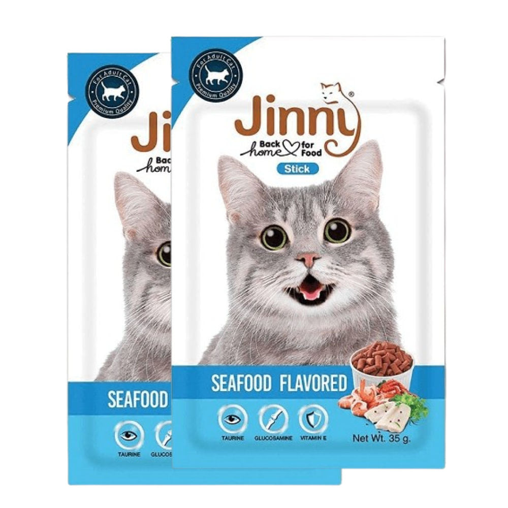 Jinny Seafood Cat Treat — detail shot
