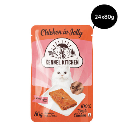 kennel-kitchen-chicken-in-jelly-pouch-kitten-adult-wet-cat-food 24x80g