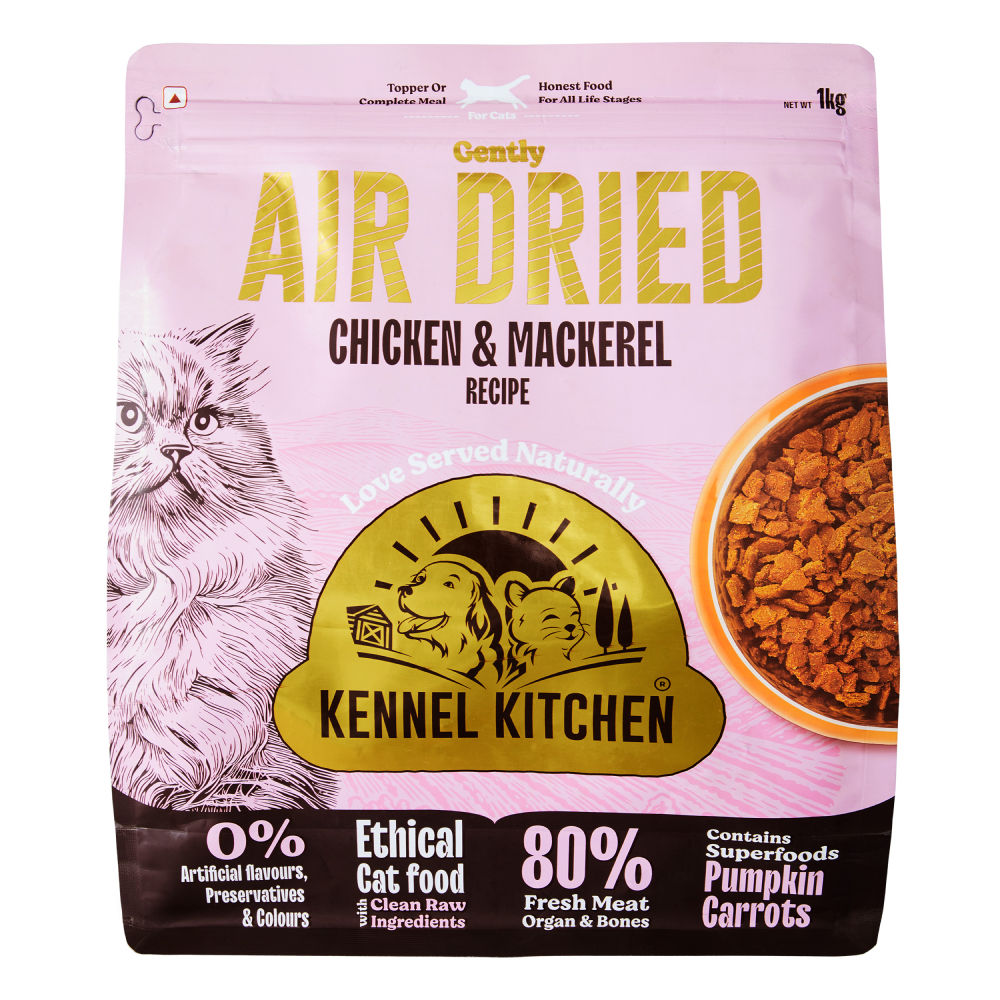 Kennel Kitchen Air Dried Chicken And Mackerel For Cat Dry Food All Life Stage