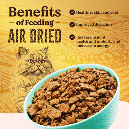 Kennel Kitchen Air Dried Chicken and Mackerel for Cat Dry Food — detail shot