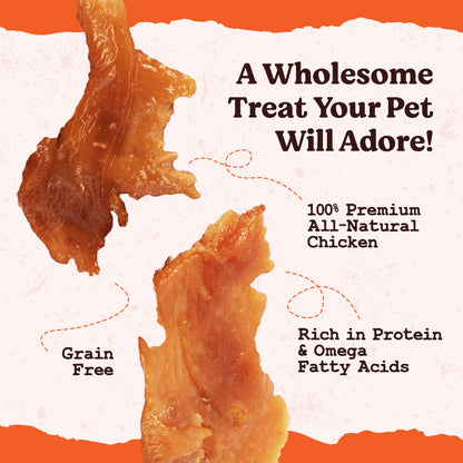 Kennel Kitchen Air Dried Chicken Jerky Dog and Cats Treats — back view