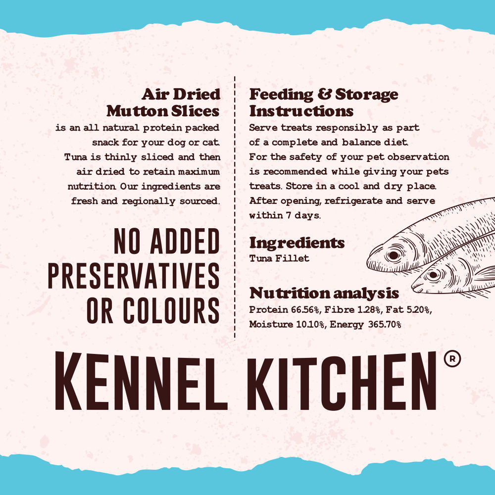 Kennel Kitchen Air Dried Tuna Fish Jerky Treats - Image 5