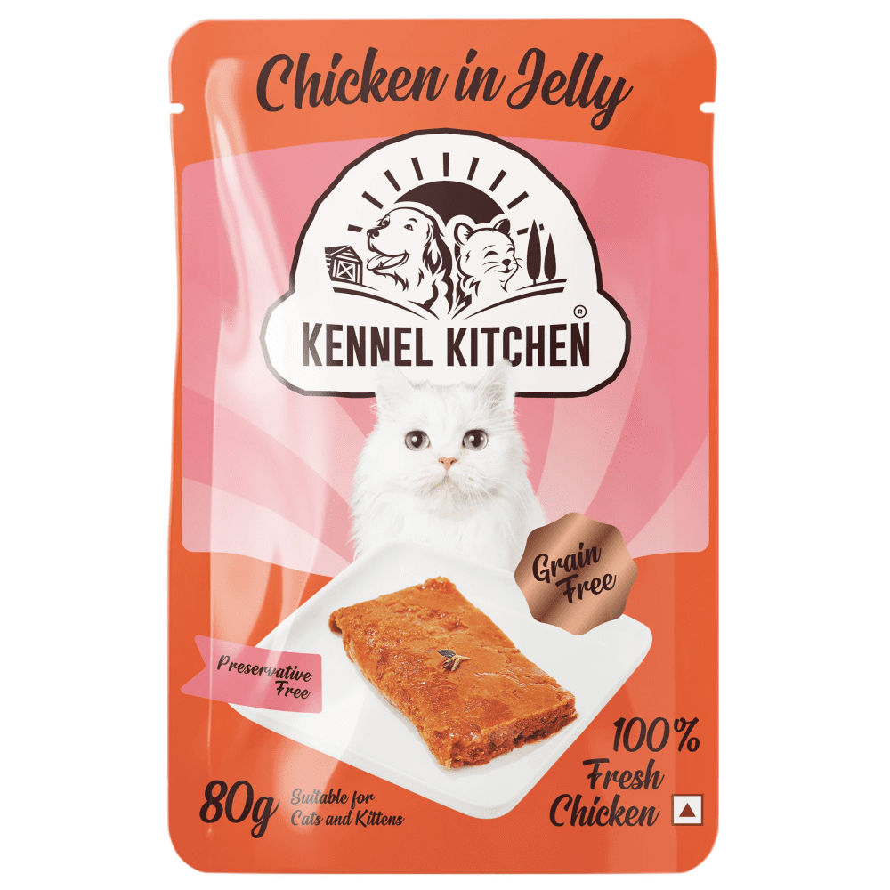 Kennel Kitchen Chicken In Jelly Pouch Kitten Adult Wet Cat Food