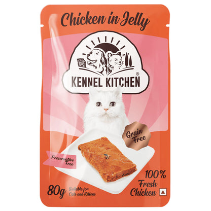 Kennel Kitchen Chicken In Jelly Pouch Kitten Adult Wet Cat Food