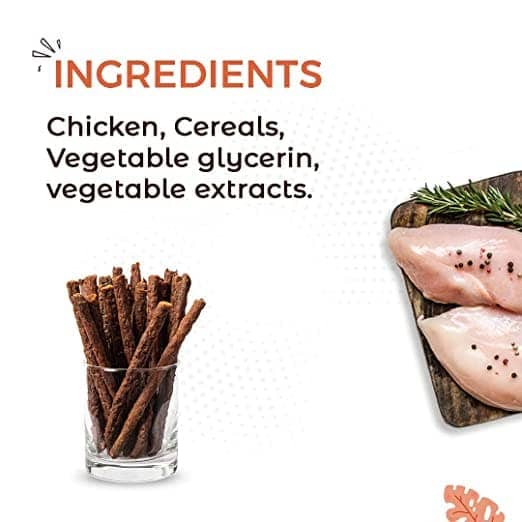Kennel Kitchen Chicken Stick with Flaxseed Dog Treats — detail shot