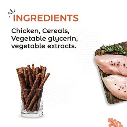 Kennel Kitchen Chicken Stick with Flaxseed Dog Treats — detail shot