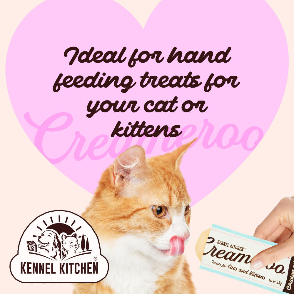 Kennel Kitchen Creameroo Chicken with Mackerel Creamy Cat Treats — back view