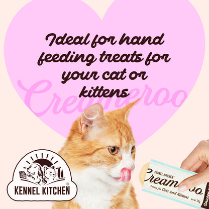 Kennel Kitchen Creameroo Chicken with Mackerel Creamy Cat Treats — back view