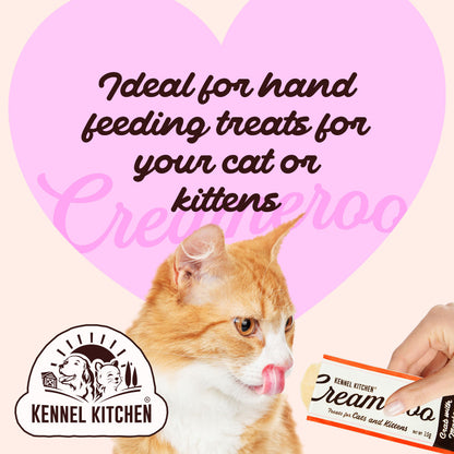 Kennel Kitchen Creameroo Crab with Mackerel Creamy Cat Treats — side view