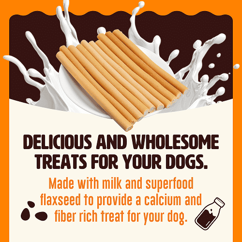 Kennel Kitchen Milk Sticks With Flaxseed Dog Treats - Image 3