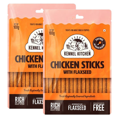 kennel-kitchen-soft-baked-chicken-stick-dog-treats 2x100g