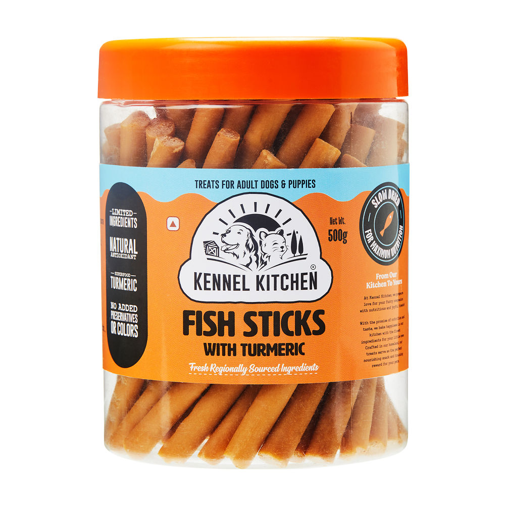 kennel-kitchen-soft-baked-fish-stick-dog-treats 500g