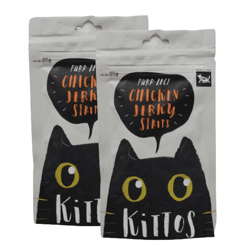 Kittos Purr Fect Chicken Jerky Strips Cat Treats — image 6
