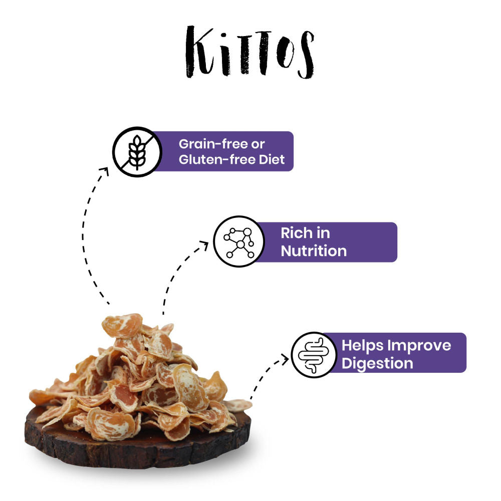 Kittos Purr Fect Salmon Rings Cat Treats — back view