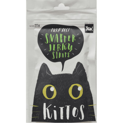Kittos Snapper Jerky Strips Cat Treat