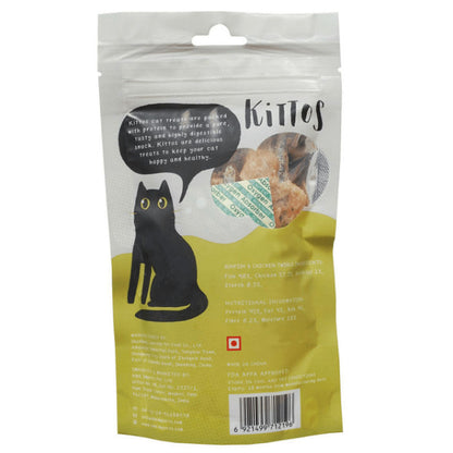 Kittos Purr Fect Sunfish Chicken and Twirls Cat Treats — side view