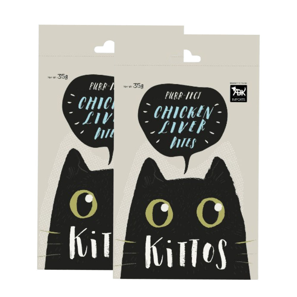 Kittos Purr Fect Chicken Liver Bites Cat Treat — image 6
