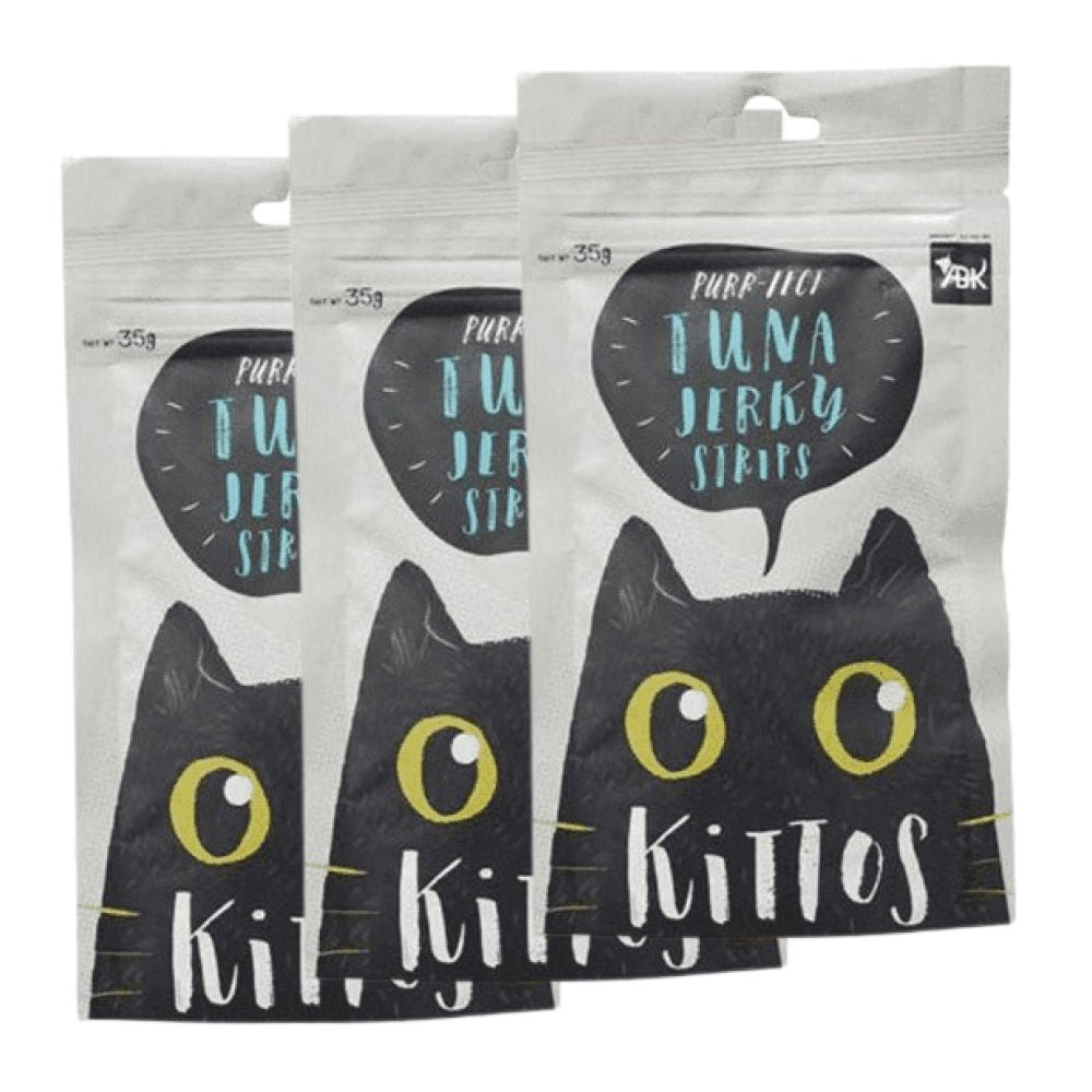 Kittos Purr Fect Tuna Jerky Strips Cat Treats — image 6