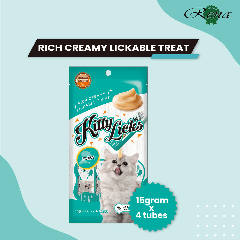 Kitty Licks Tuna Cat Treats — back view