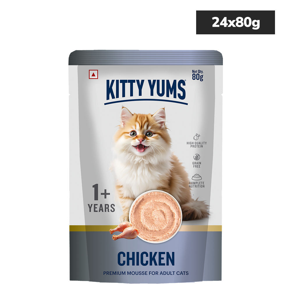 kitty-yum-chicken-mousse-adult-cat-wet-food 24x80g