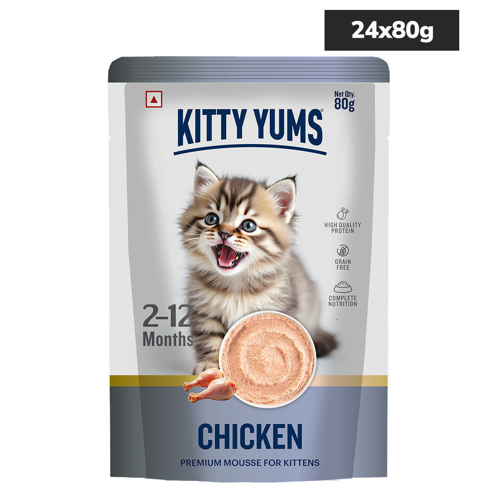 kitty-yum-chicken-mousse-kitten-cat-wet-food 24x80g