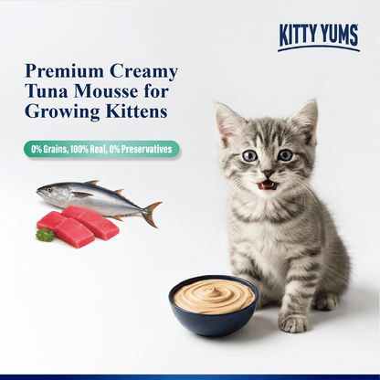 Kitty Yum Tuna Mousse Kitten Cat Wet Food — detail shot