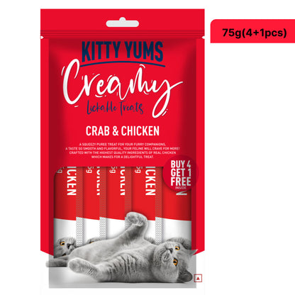 Kitty Yums Crab Chicken Cramy Cat Treats Copy