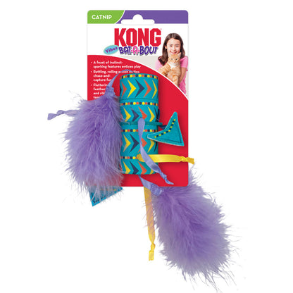 Kong Bat A Bout Vibez Roller Toy for Cats — side view