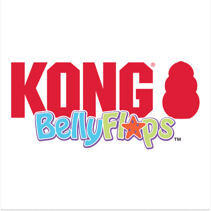 Kong Belly Flops Lobster Toy for Dogs — in use