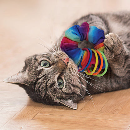 Kong Cat Active Scrunchie Toy For Cats Multicolour - Image 3