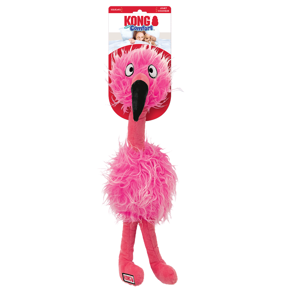 Kong Comfort Jumbo Birds Toy For Dogs Pink