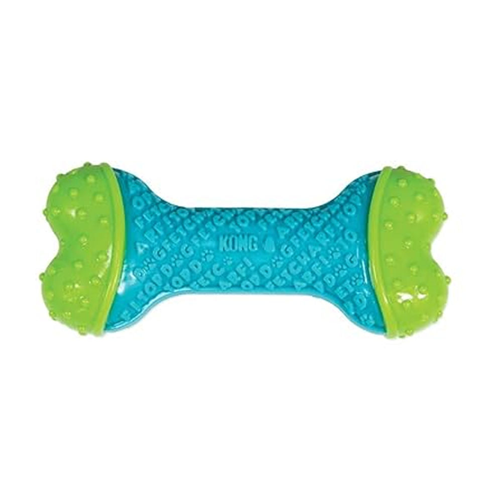 Kong Corestrength Bone Toy For Dogs Blue Green