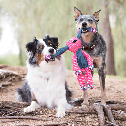 Kong Cozie Floppy Rabbit Toy for Dogs — back view
