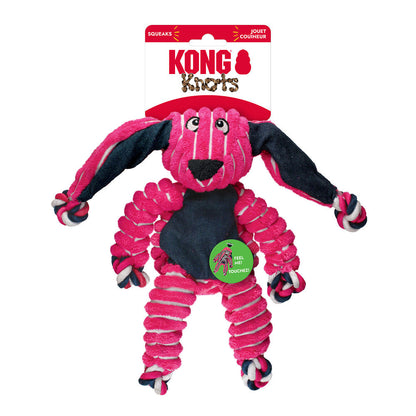 Kong Cozie Floppy Rabbit Toy for Dogs — detail shot