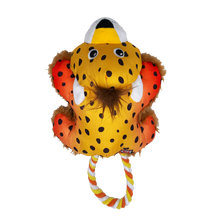 Kong Cozie Tuggz Cheetah Toy For Dogs Yellow - Image 2