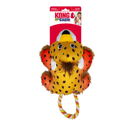 Kong Cozie Tuggz Cheetah Toy for Dogs — back view