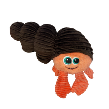 Kong Cuteseas Rufflez Hermit Crab Toy For Dogs Brown