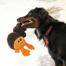 Kong Cuteseas Rufflez Hermit Crab Toy For Dogs Brown - Image 3
