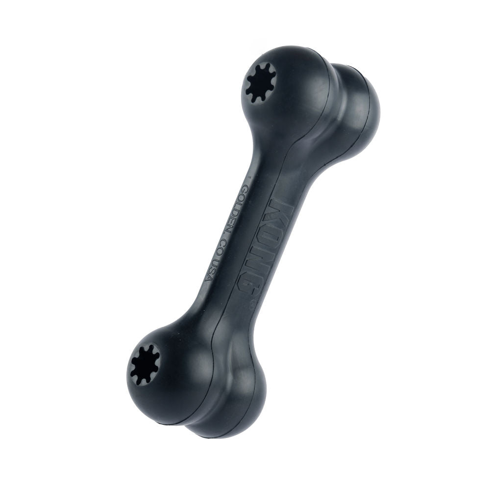 Kong Extreme Goodie Bone Toy for Dogs (Black) | For Aggressive Chewers — detail shot