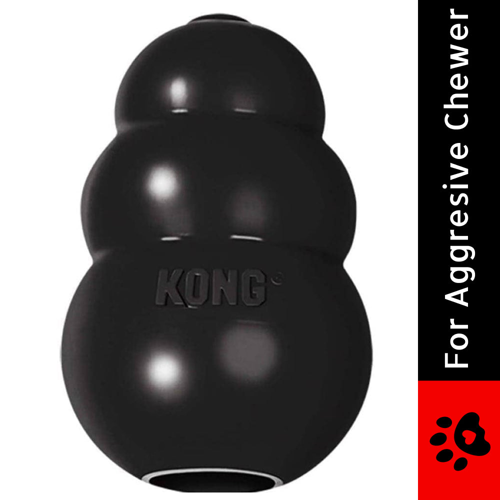 Kong Extreme Toy for Dogs (Black) | For Aggressive Chewers — side view