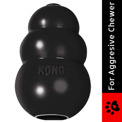 Kong Extreme Toy for Dogs (Black) | For Aggressive Chewers — side view